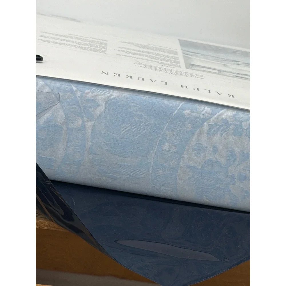 Ralph Lauren Aubree Paisley Full Queen Duvet Cover Blue Cotton 92x96 NEW‎